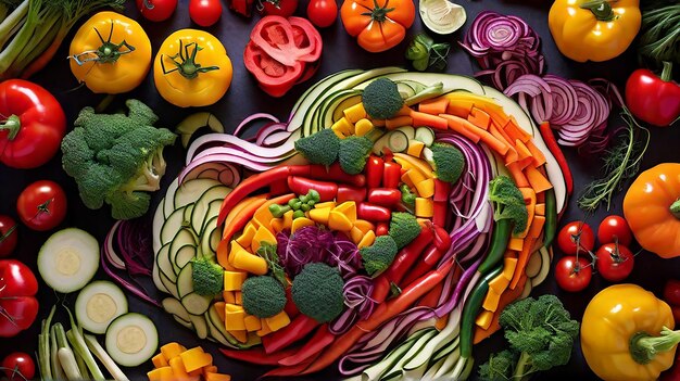 Zdjęcie paleta warzyw