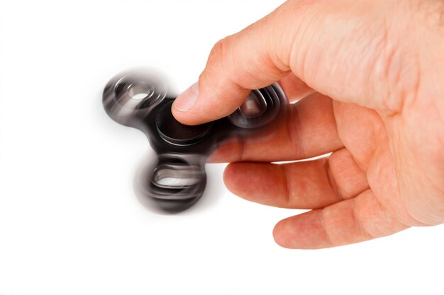 Palying z Black Fidget Spinner