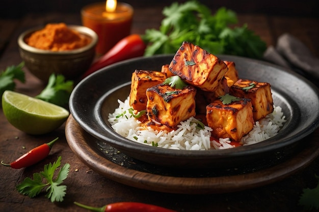 Paneer tikka pikantna