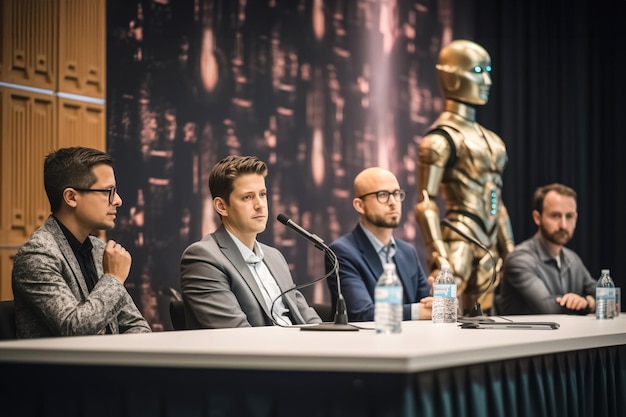 Panel dyskusyjny na temat przyszłości świadomej sztucznej inteligencji
