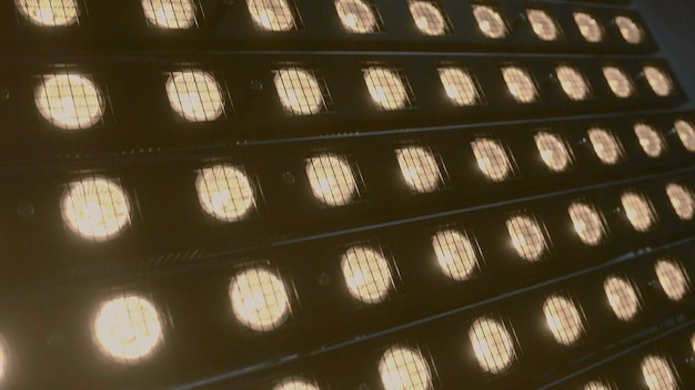Panel LED z świecącymi panelami z światłami LED do oświetlenia filmów lub pokazów