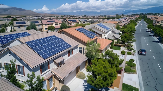 Panele słoneczne w budynkach mieszkalnych w San Diego