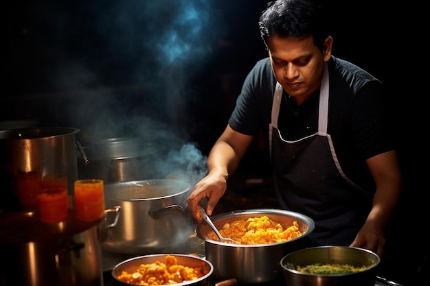 Pani Puri by Night Street Food pod gwiazdami