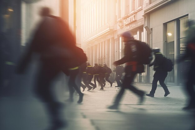 Panika na ulicach Bank Run staje się brutalna