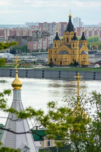 Panorama architektury Niżnego Nowogrodu