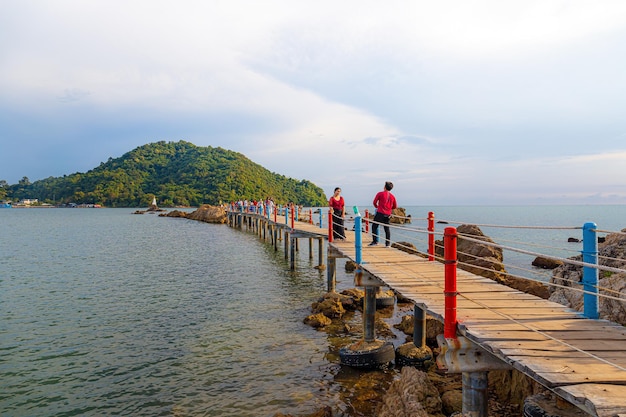 Panorama Atrakcji Turystycznych Chedi W Chanthaburi Tajlandiapagoda Chedi Hua Laem W Chanthabu