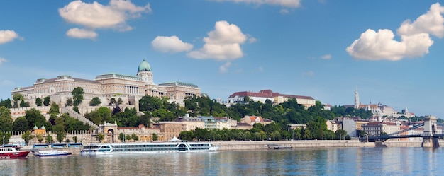 Panorama Budapesztu rano