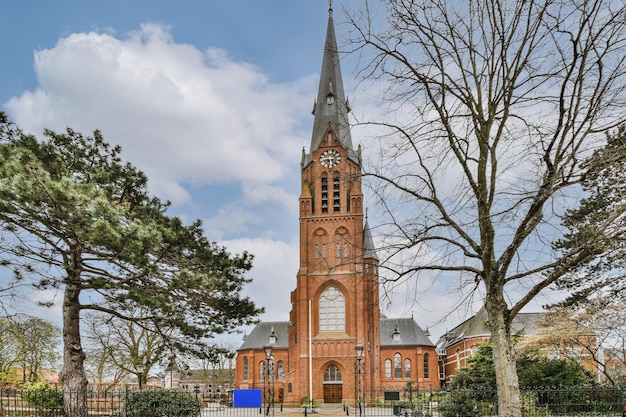 Zdjęcie panorama domów murowanych