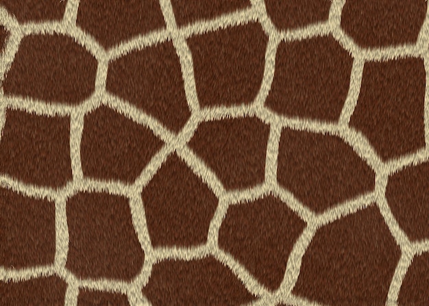Zdjęcie panorama ilustracji tekstury futra zwierzęcego