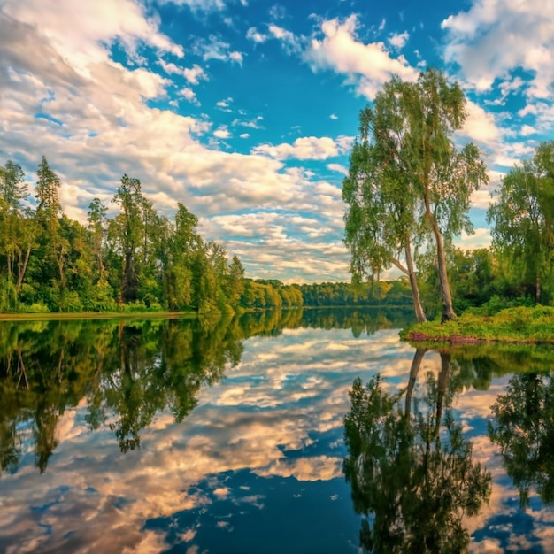 Panorama jeziora Genewskiego