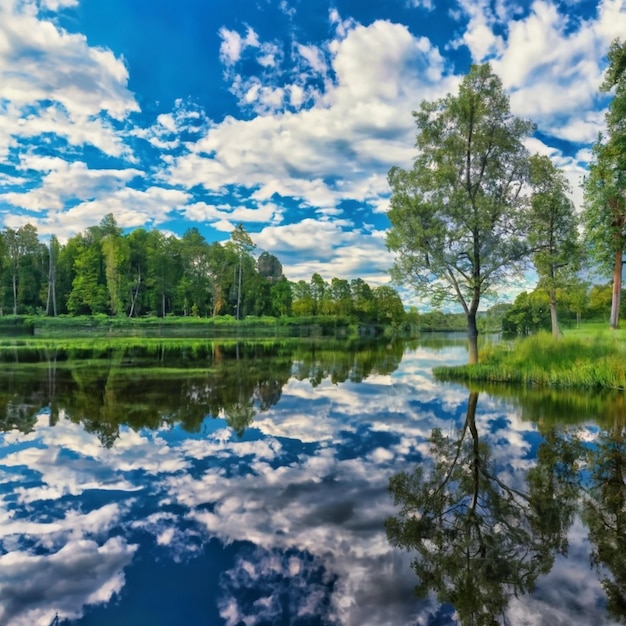 Panorama jeziora Genewskiego