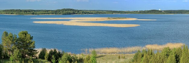 Zdjęcie panorama jeziora