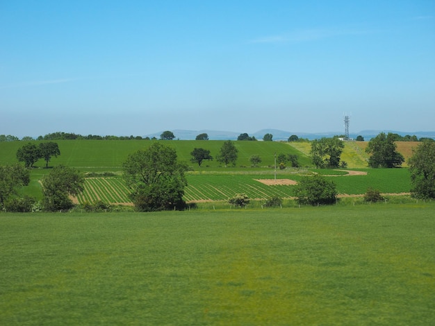 Panorama Między Edynburgiem A Glasgow