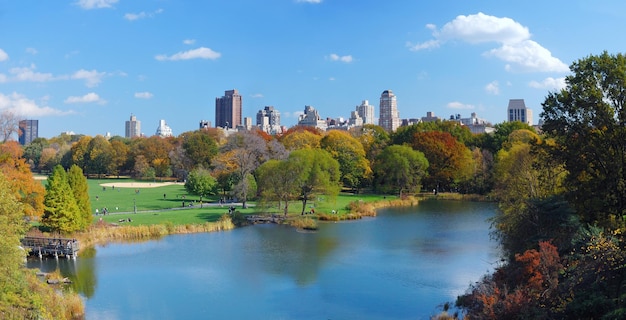 Panorama Nowego Jorku na Manhattanie