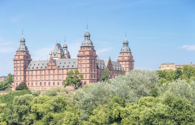 Panorama pałacu Johannisburg