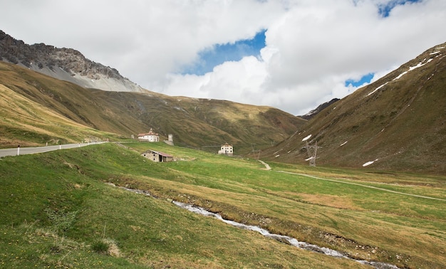 Panorama Przełęczy Stelvio, Włochy