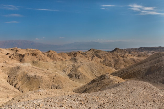 Panorama pustyni Arava w Izraelu