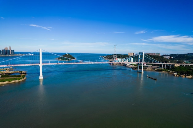 Panorama Shantou Bay Bridge Shantou City