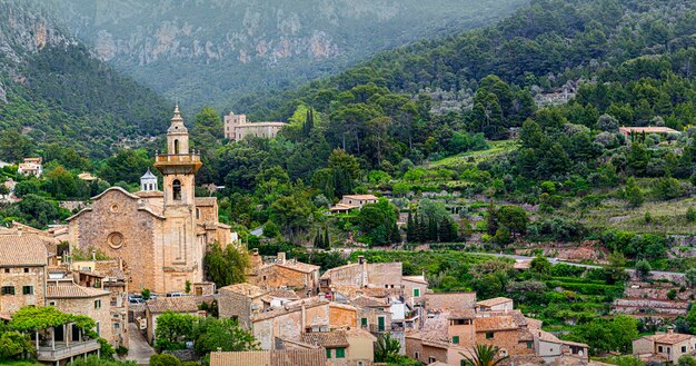 Panorama Valldemossy Majorka Hiszpania