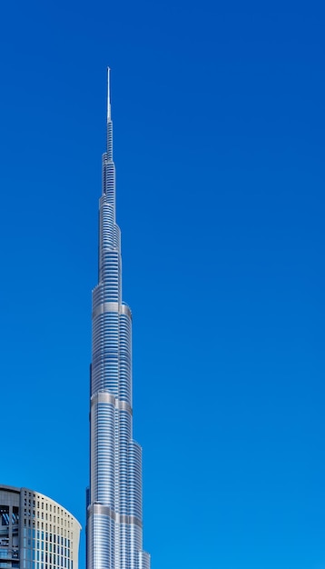 Panoramę Dubaju w Zjednoczonych Emiratach Arabskich