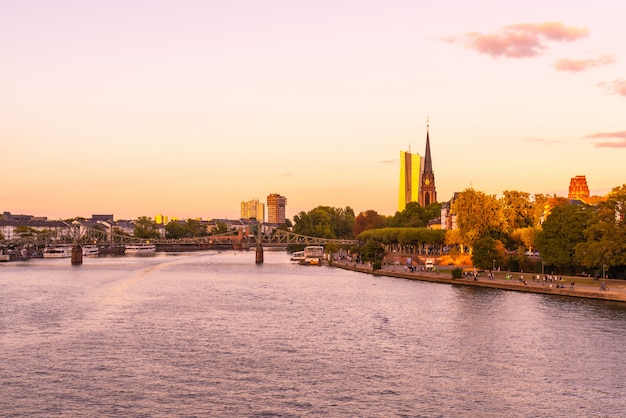 Panoramę Frankfurtu Nad Menem