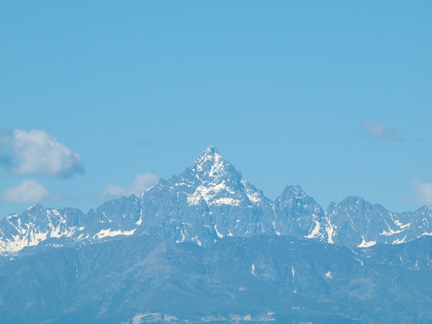 Panoramę gór Monviso