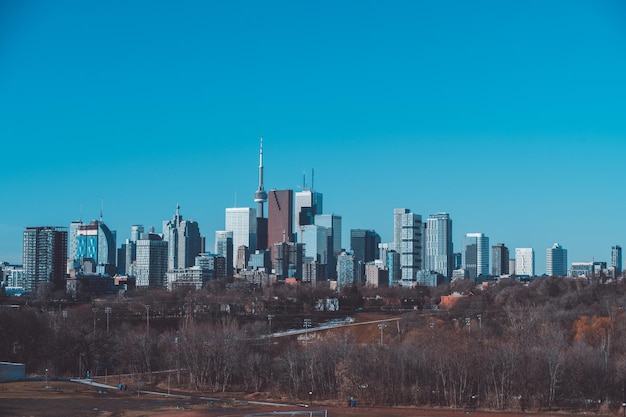 Panoramę Toronto W Toronto, Kanada