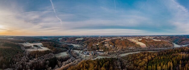 Zdjęcie panoramiczny widok katedry altenberg w niemczech