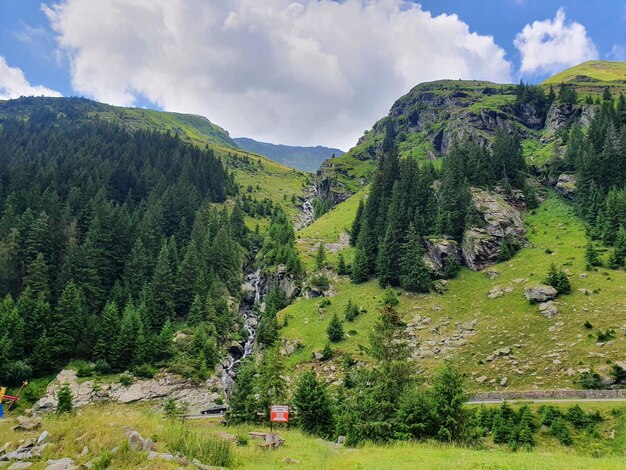 Panoramiczny Widok Krajobrazu Na Tle Nieba