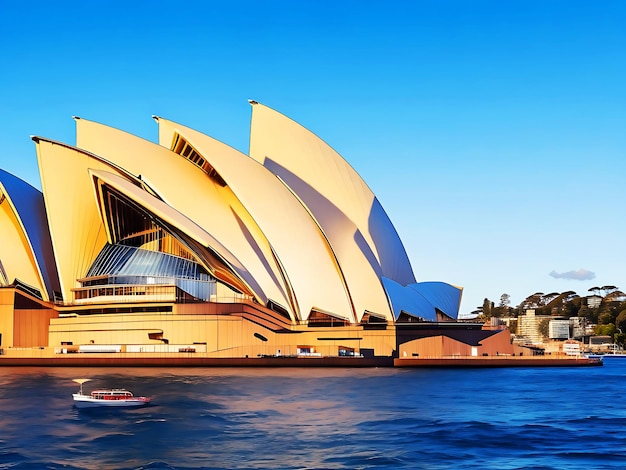 Panoramiczny widok Sydney Opera House