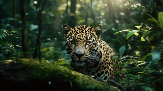 Panthera onca HD 8K tapeta Zbiory Fotografii