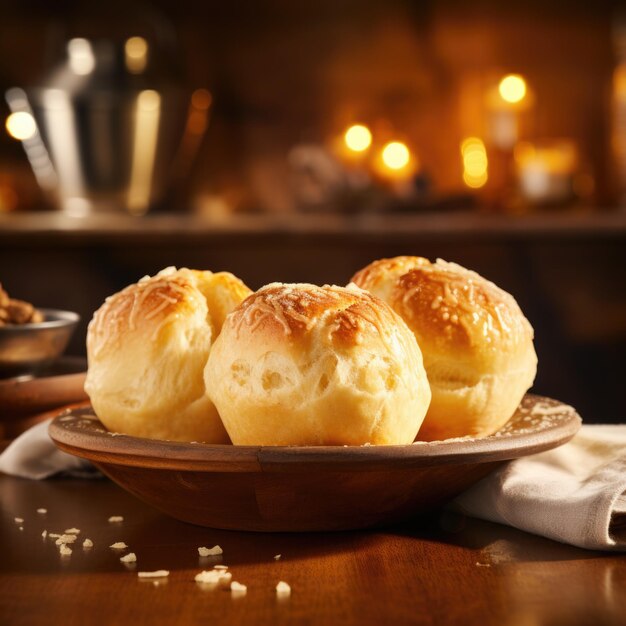 Pao de Queijo brazylijskie jedzenie Generatywna sztuczna inteligencja