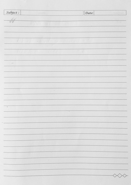 Zdjęcie papier notatnikowy, tło, linie papierowe