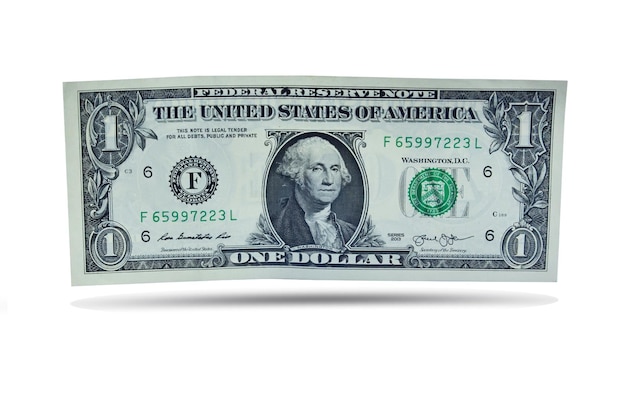 Zdjęcie papierowa waluta na białym tle