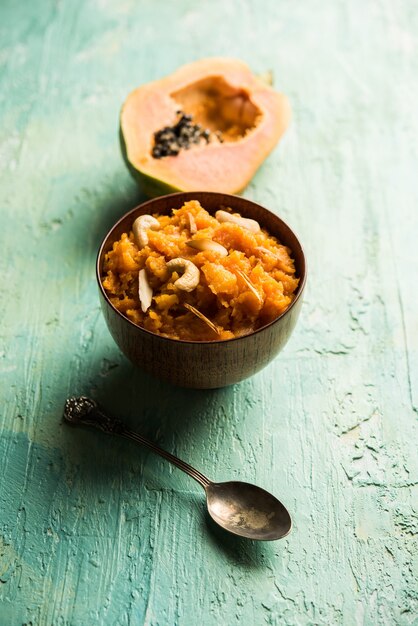 Papita czyli Papaya Halwa to smaczna indyjska słodka receptura