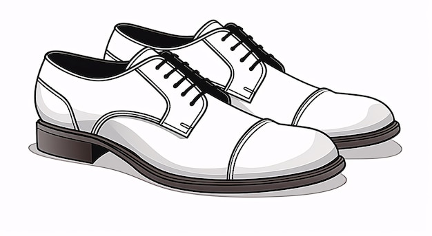 Zdjęcie para białych butów