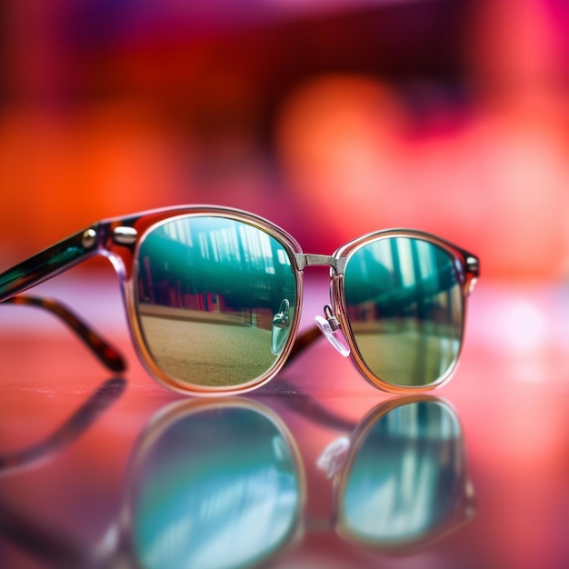 para okularów przeciwsłonecznych z zielonymi soczewkami