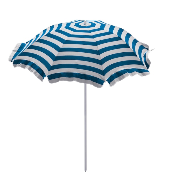 Parasol plażowy Jasnoniebieskobiałe paski