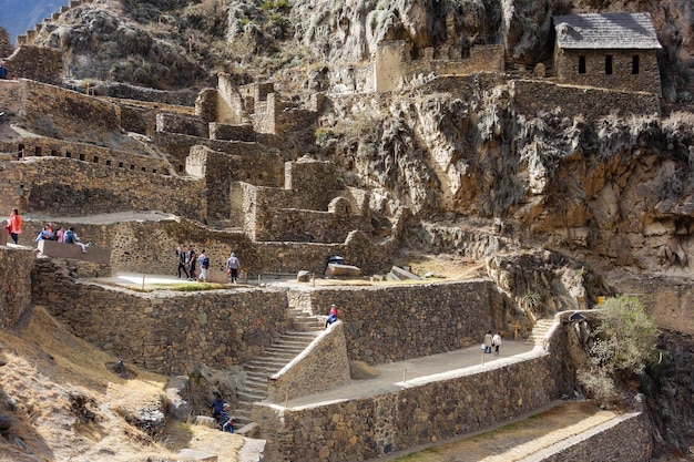 Park archeologiczny Ollantaytambo, ruiny Świętej Doliny Inków, Peru