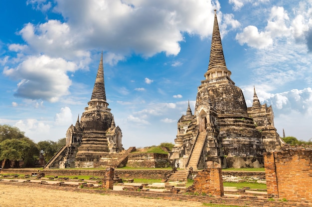 Park Historyczny Ayutthaya w Ayutthaya w Tajlandii