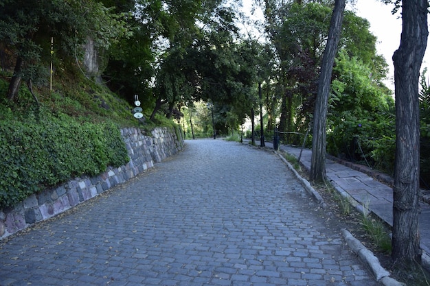 Park miejski Cerro Santa Lucia w centrum Santiago Chile