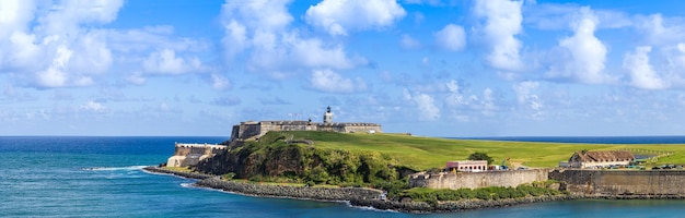 Park Narodowy Castillo San Felipe del Morro Twierdza w starym San Juan Portoryko wpisany na listę UNESCO