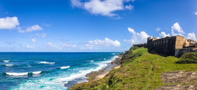 Park Narodowy Castillo San Felipe del Morro Twierdza w starym San Juan Portoryko wpisany na listę UNESCO