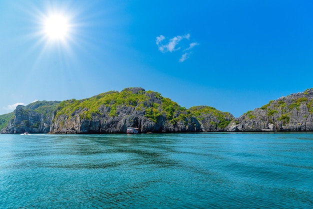 Park Narodowy Mu Ko Ang Thong Zatoka Tajlandzka Syjam kolorowy