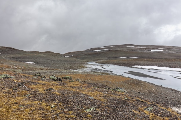 Park Narodowy Sarek W Laponii Widok Z Góry