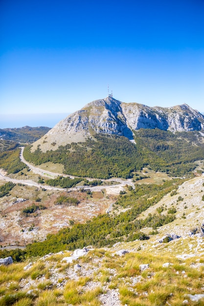 Park narodowy szczyt gór lovcen natura czarnogóry