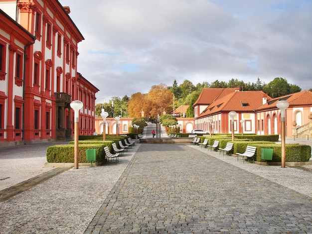 Zdjęcie park zamkowy troj w pradze