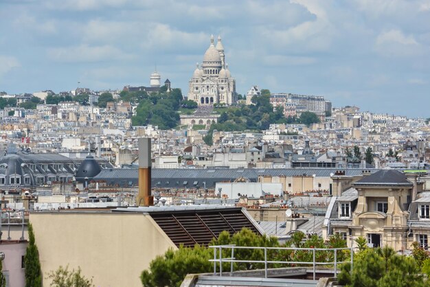 Paryż z dachu Centrum Pompidou