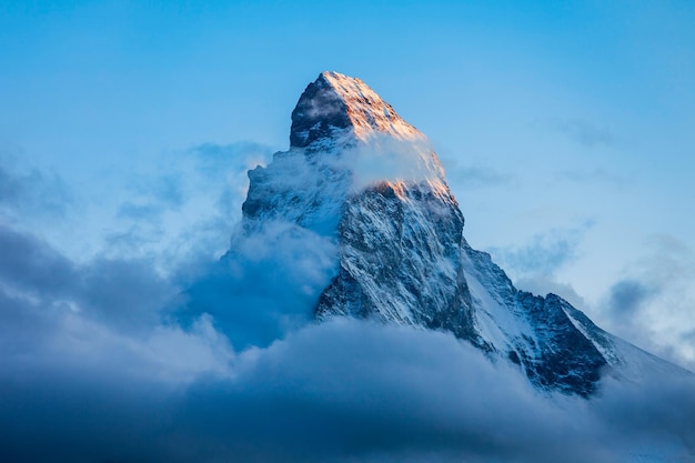 Pasmo Górskie Matterhorn W Szwajcarii