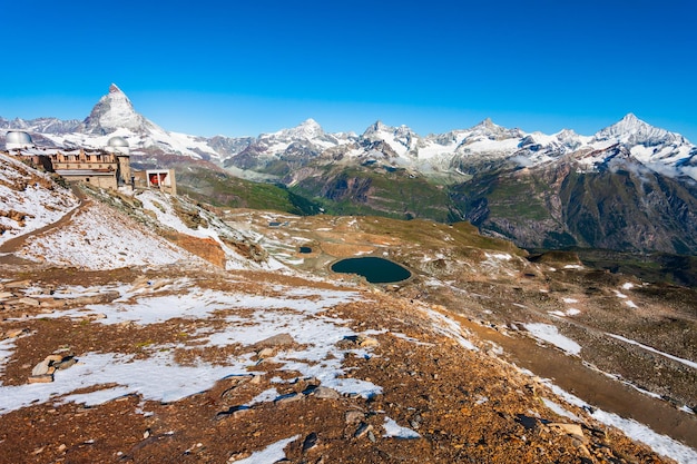 Pasmo górskie Matterhorn w Szwajcarii